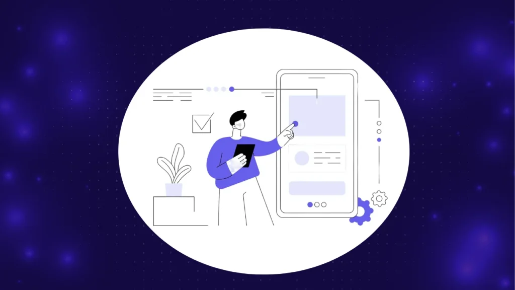 Mobile app security testing: a practitioner reviewing a mobile application on screen